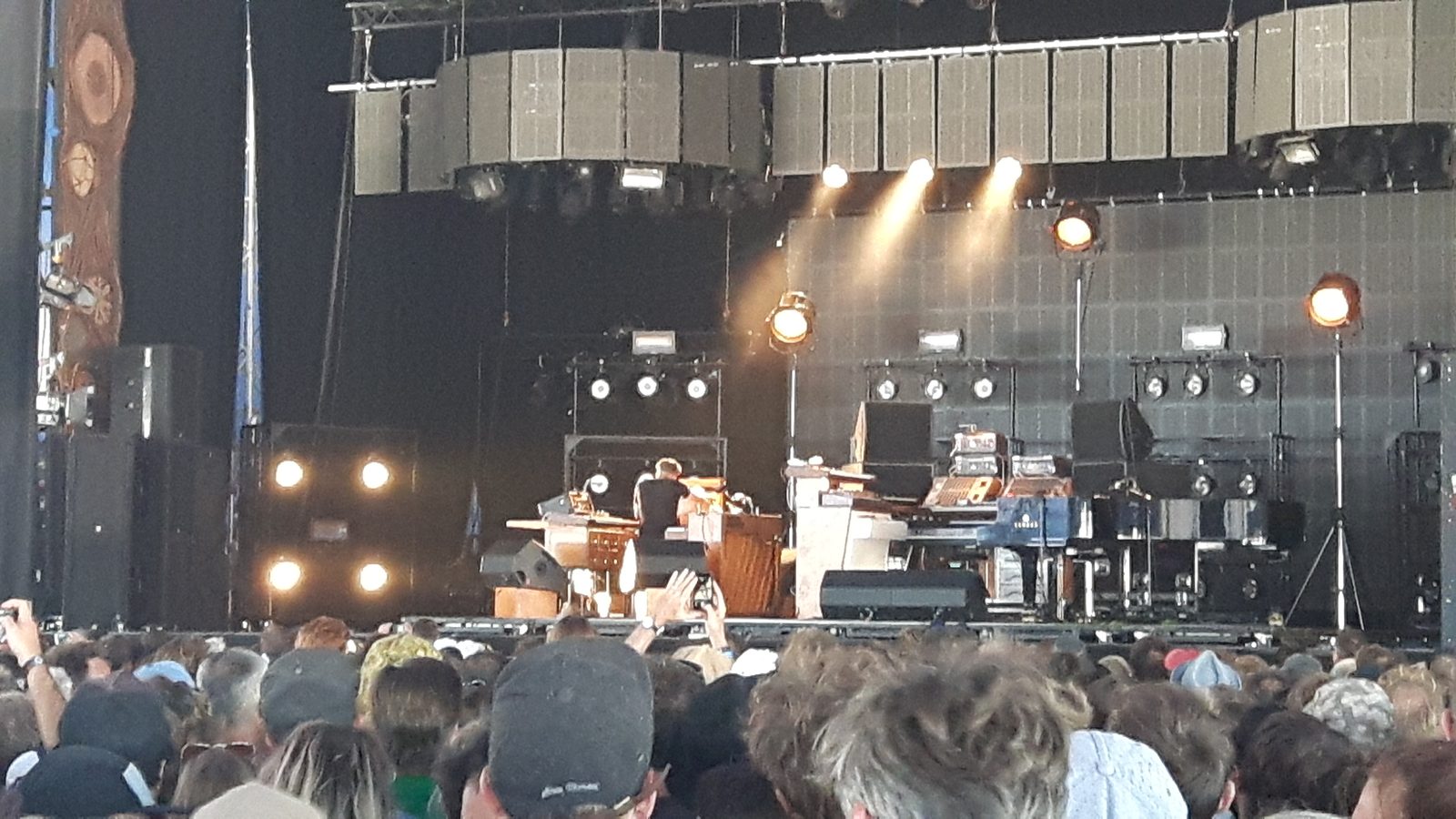 Nils Frahm performing live at the Down The Rabbit Hole festival, 2018