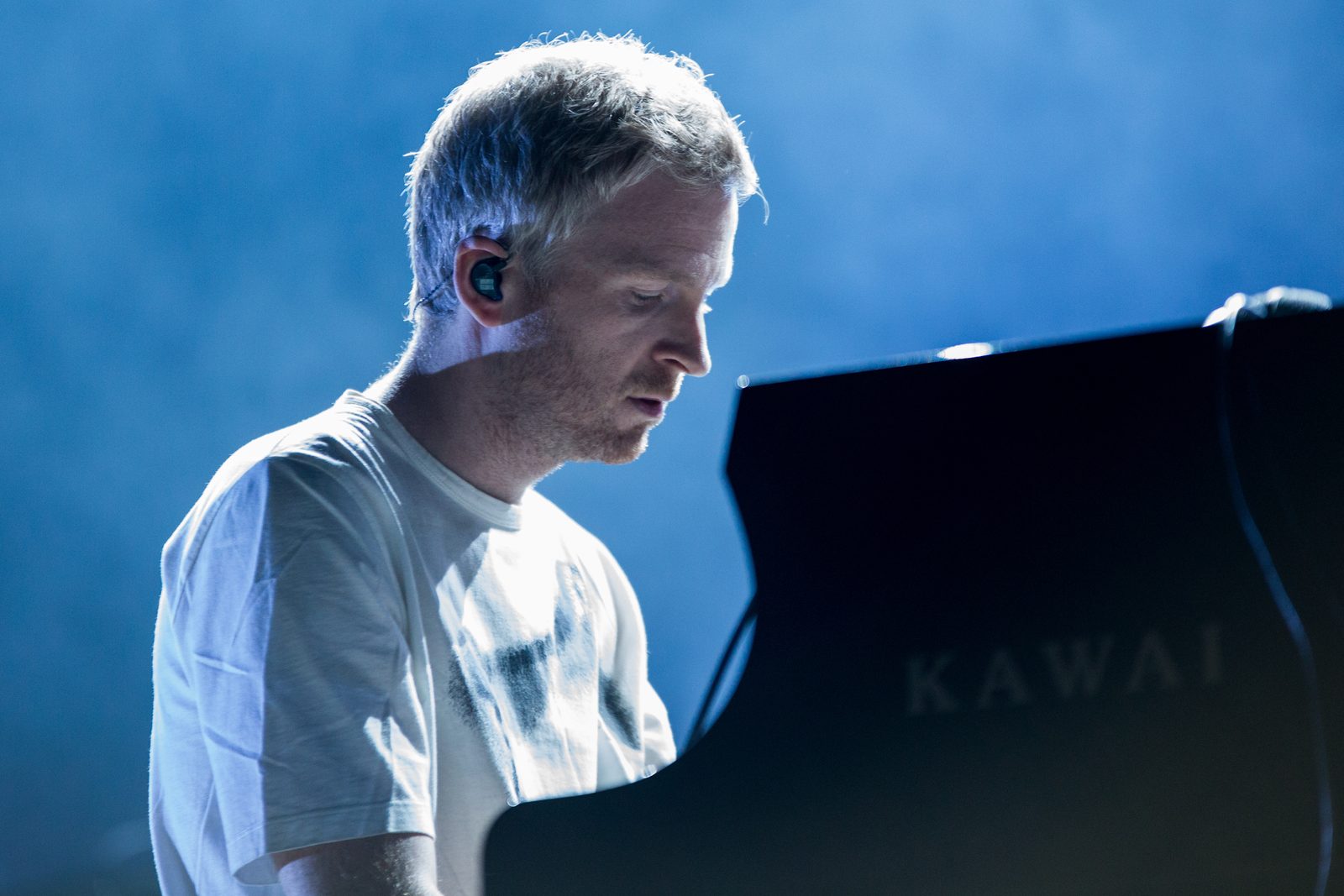 Ólafur Arnalds performing at the Rudolstadt Festival, 2019